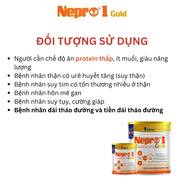 Ảnh Sữa bột Nepro 1 Gold 400g (cho người tiểu đường) - VitaDairy 2