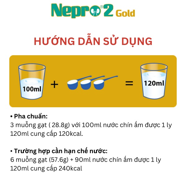 Ảnh Sữa bột Nepro 2 Gold 400g (cho người tiểu đường) - VitaDairy 3