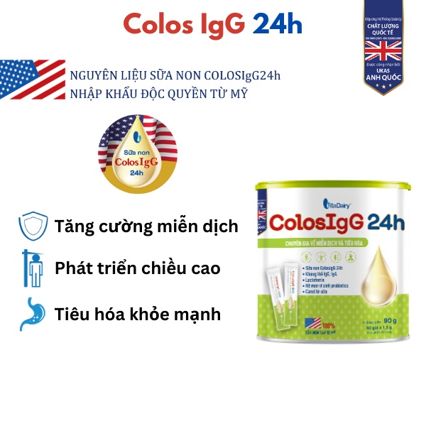 Ảnh TPBS ColosIgG 24h dạng gói 90g tiện lợi - VitaDairy 1