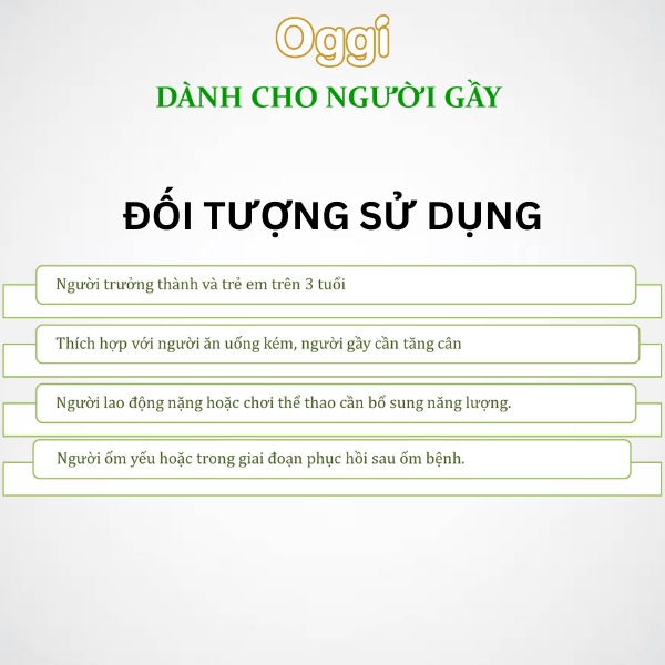 Ảnh Sữa bột OGGI 900g cho người gầy - VitaDairy 2