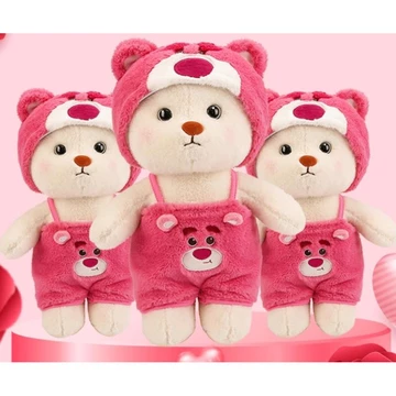 Gấu bông lena gấu dâu sezi 42cm siêu đáng yêu - thú nhồi bông gấu bông gấu dâu- SHOP 29HN