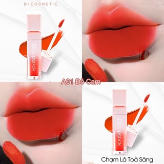 [11.11 MUA 2 TẶNG 1] A01 - Đỏ Cam Son DI Cosmetic lì môi không chì chính hãng