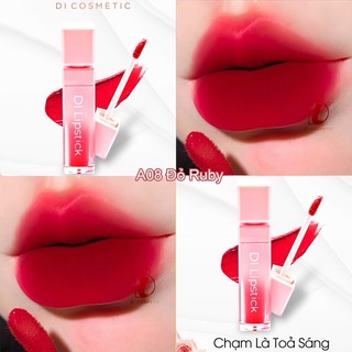 [11.11 MUA 2 TẶNG 1] A03 - Đỏ Ruby Son DI Cosmetic lì môi không chì chính hãng