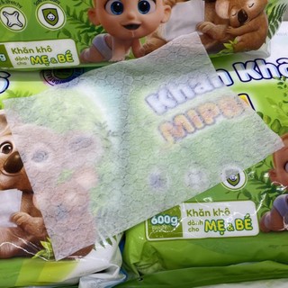 KHĂN VẢI KHÔ ĐA NĂNG DÀNH CHO MẸ VÀ BÉ MIPBI 600 / 900g