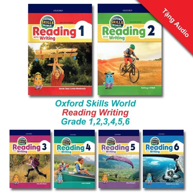 [ Đọc Viết ] Oxford Skills World Reading and Writing đầy đủ tập 1,2,3,4,5,6 kèm file nghe