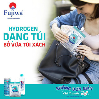 Nước Uống ION Kiềm Giàu Hydrogen Cao Cấp Fujiwa Dạng Túi Bạc - Detox nhanh Chống Oxy hoá mạnh