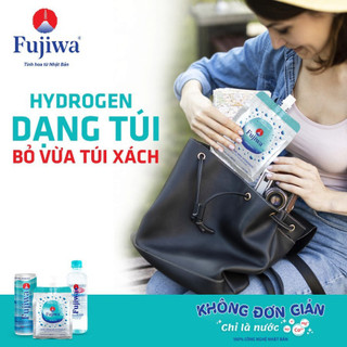 Nước Uống ION Kiềm Giàu Hydrogen Cao Cấp Fujiwa Dạng Túi Bạc 270ml - Detox nhanh Chống Oxy hoá mạnh