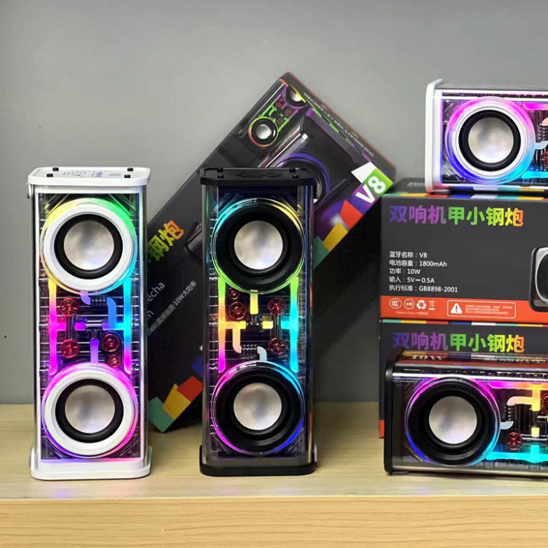 Loa bluetooth A88 led nháy theo nhạc RGB, công suất 10W, nghe nhạc cực chất HOT