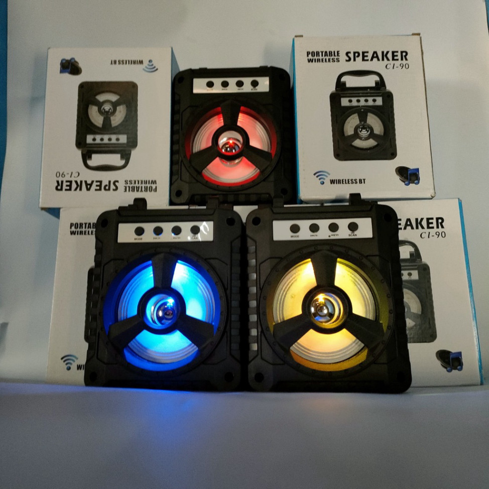 Loa Bluetooth Mini CL 90 Có Đèn Led Nháy Theo Nhạc, Loa Bluetooth Mini Nhỏ Gọn, Siêu Bass HOT
