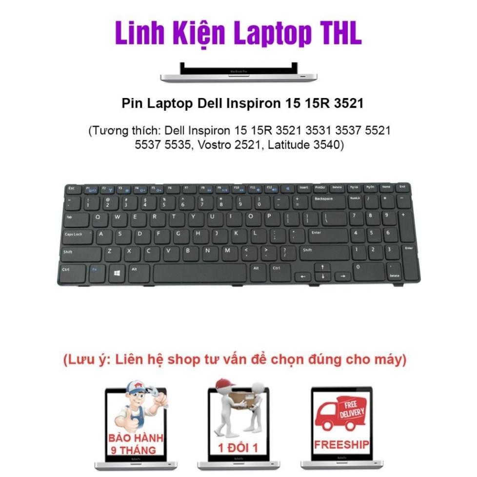 Bàn phím laptop Dell Inspiron 15 15R 3521 3531 3537 5521 5537 5535 ...