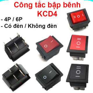 [Ưu đãi] (2 cái) Công tắc bập bênh KCD4 16A/250V 25x31mm