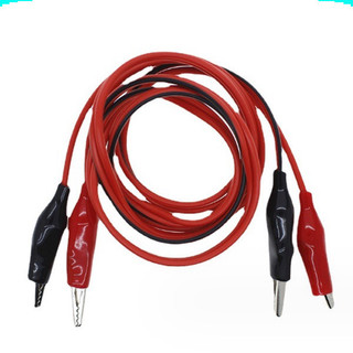 [Ưu đãi] (5 cái) Dây điện kẹp 2 đầu cá sấu, 1 đầu cá sấu 1 bắp chuối dài 1m