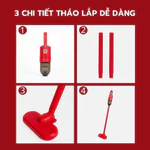 Máy Hút Bụi Lau Nhà Không Dây 3S Lazychef LC-02HB - Máy Hút Bụi Tích Điện - Bảo Hành Chính Hãng 12 Tháng — ảnh 4