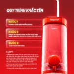 Máy Tăm Nước Cầm Tay Mini Lazychef LC-01TN 3s - Tăm Nước Vệ Sinh 3 chế độ, Làm Sạch Bằng Sóng Siêu Âm — ảnh 4