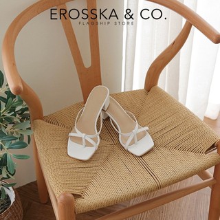 Guốc Cao Gót Xỏ Ngón Erosska Hàn Quốc cao 5cm màu nude _ EM075