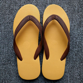 Thái Lan Nhập Khẩu Nâu Vàng Nanyang Elephant Thương Hiệu Cao Su Tự Nhiên Flip-Flops Nam Việt Nam Dép Đi Biển Mặc-
