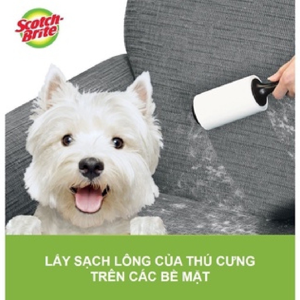 Ảnh Combo 2 Cây lăn bụi Scotch Brite 3M 56 lớp đa năng 3M™ Scotch-Brite™, 56 lớp, xé dễ dàng, không để lại keo 2
