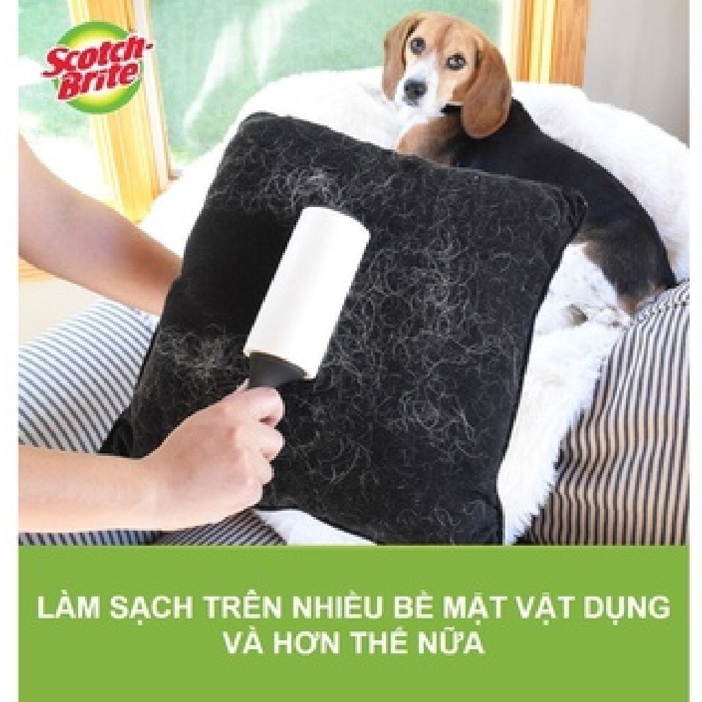 Ảnh Combo 2 Cây lăn bụi Scotch Brite 3M 56 lớp đa năng 3M™ Scotch-Brite™, 56 lớp, xé dễ dàng, không để lại keo 3