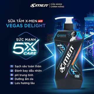 Dầu gội + Sữa Tắm Nước Hoa Xmen Amazon Hunt/Vegas Delight 630g - Công Nghệ Mùi Hương Nam Tính Giúp Tinh Thần Phấn Chấn