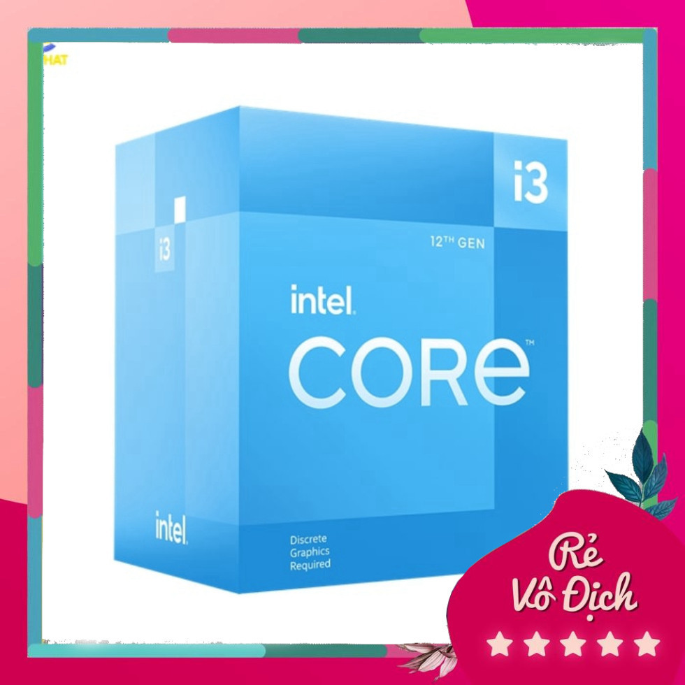 Cpu Intel Core I3 12100f 4 NhÂn 8 LuỒng 3 3 4 3 Ghz 12mb Socket Lga 1700 Tray Shopee