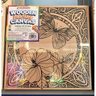 Canvas Gỗ Tô Màu 8x8 - COLORMATE