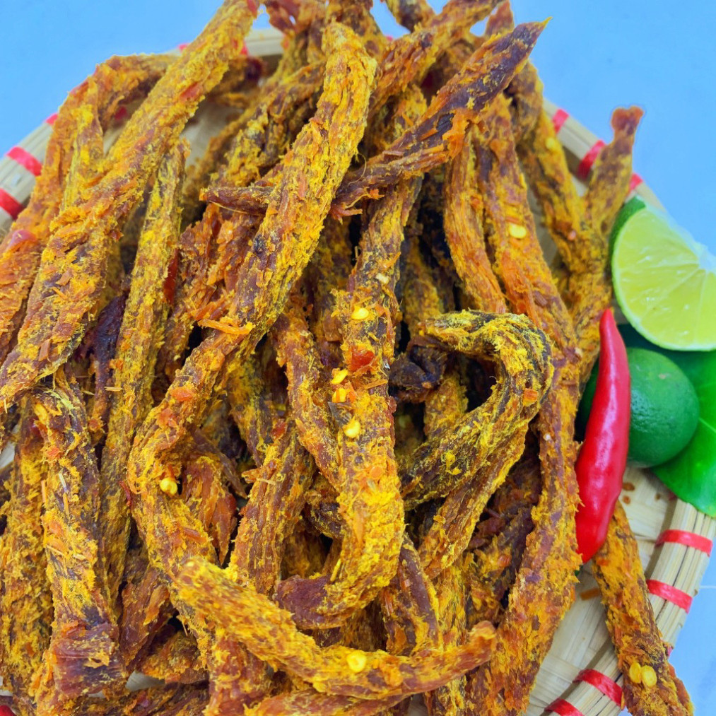 Khô Bò Que Tây Nguyên 200Gr Xuất Khẩu 100% Thịt Bò Tươi VNFoods