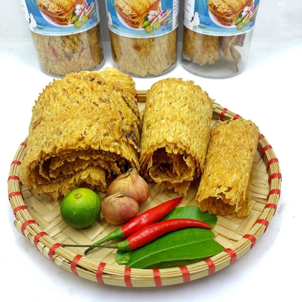 Khô Mực Cán Tẩm Gia Vị 250Gr Đảm Bảo VSATTP VNFoods