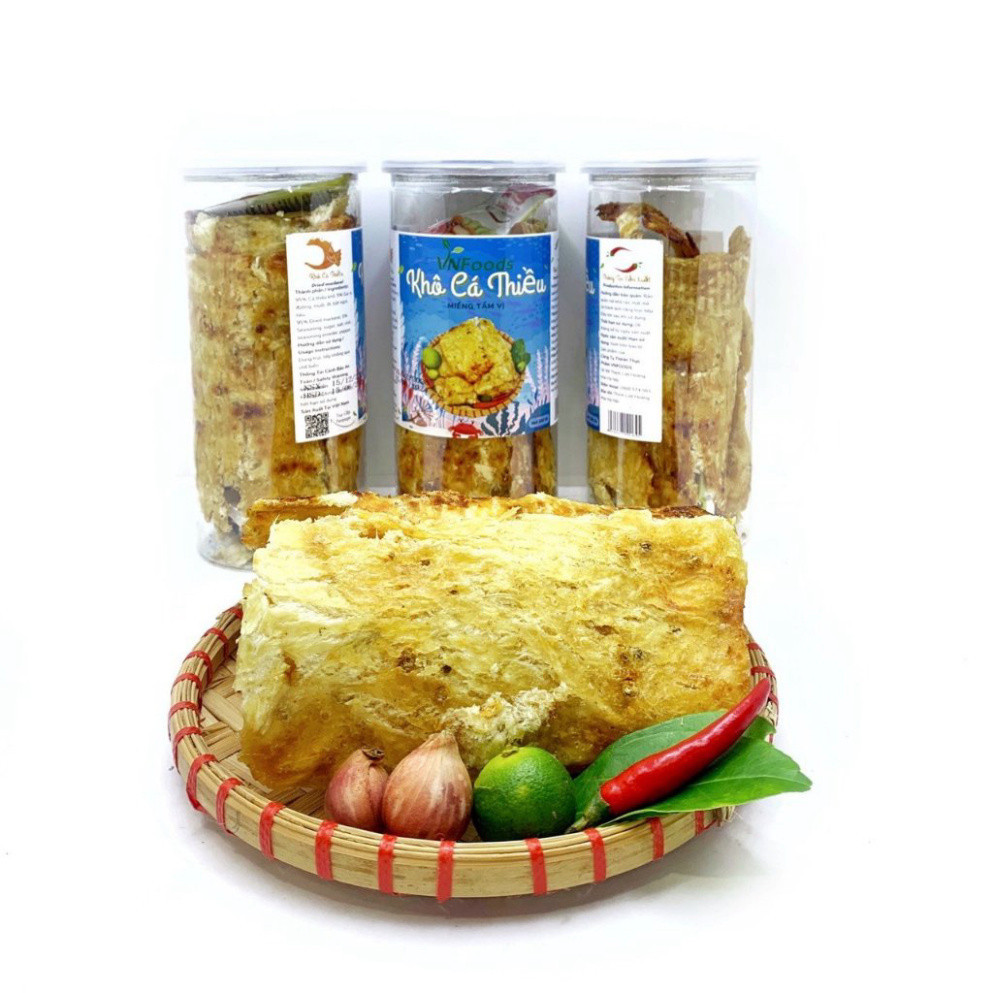 Khô Cá Thiều Miếng Tẩm Vị 250Gr Đảm Bảo VSATTP VNFoods