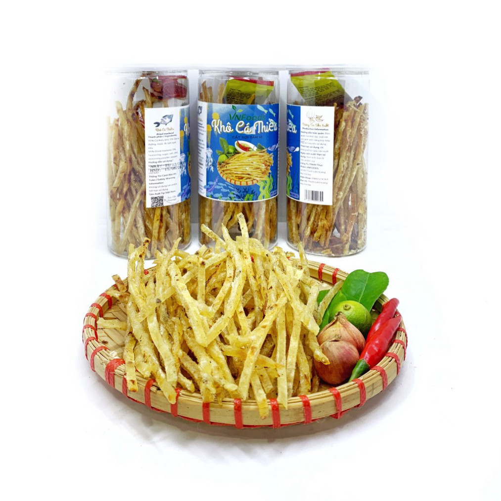 Khô Cá Thiều Que Tẩm Vị 200-250Gr Giòn Ngon - Đậm Vị VNFoods