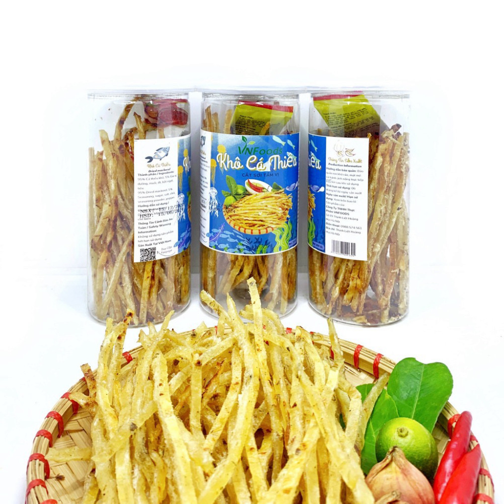 Khô Cá Thiều Que Tẩm Vị 200-250Gr Giòn Ngon - Đậm Vị VNFoods