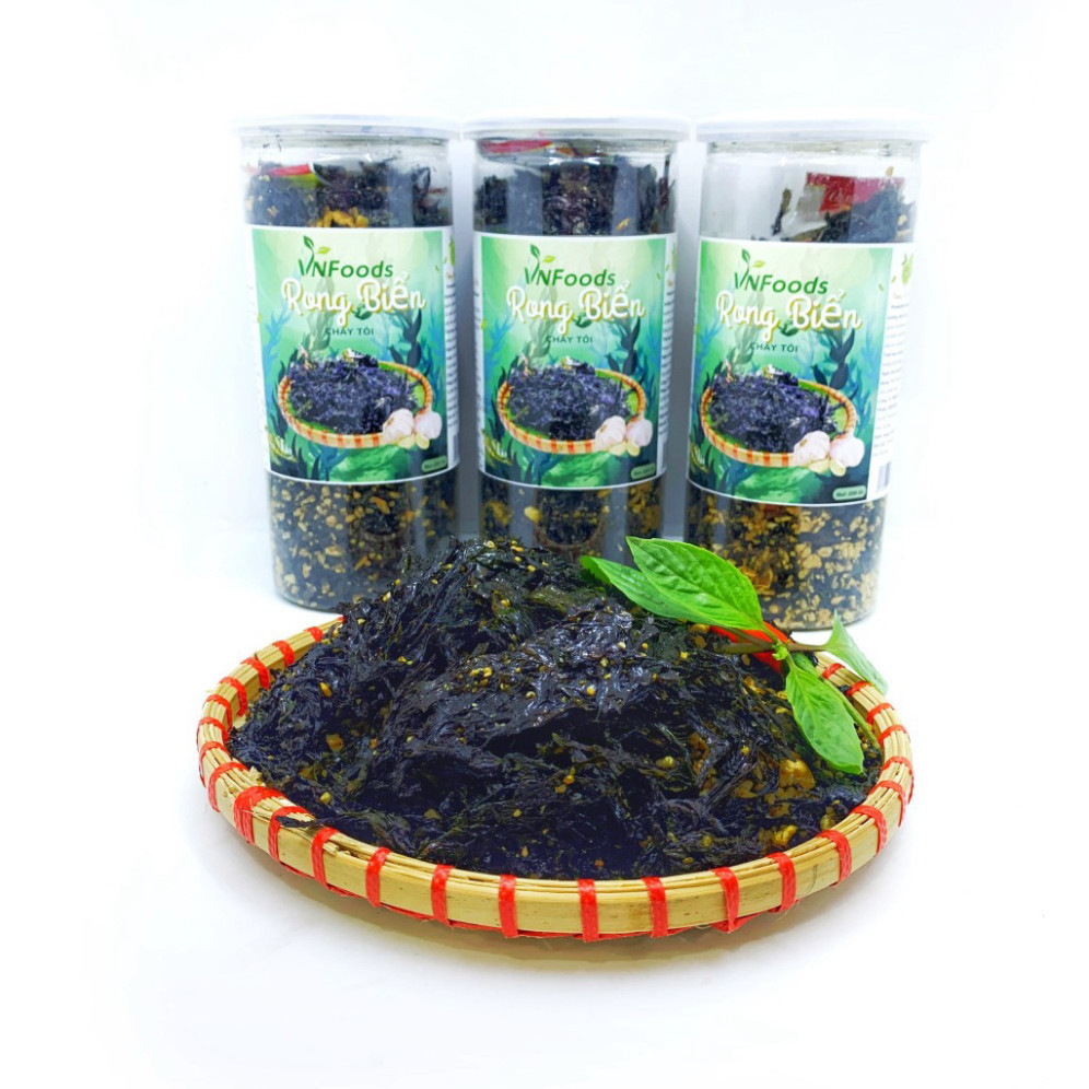 Rong Biển Cháy Tỏi 200Gr Đảm VSATTP VNFoods