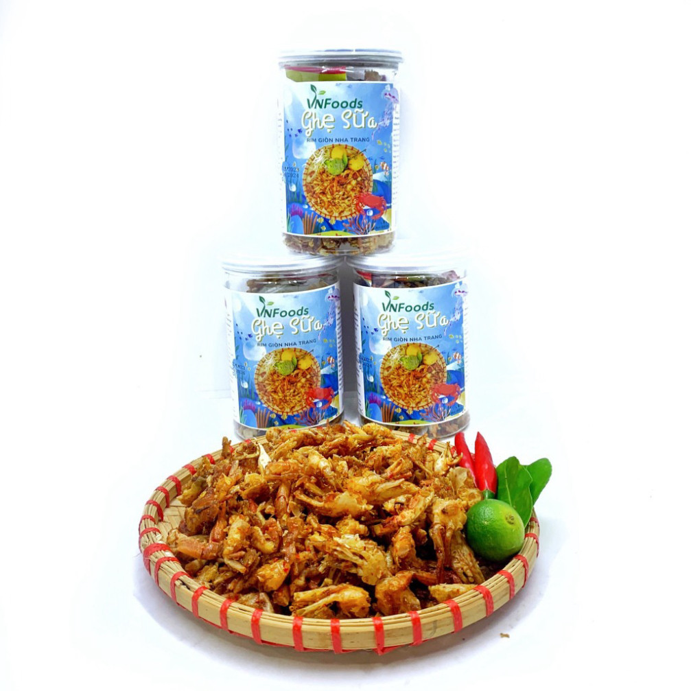 Ghẹ Sữa Rim Giòn Nha Trang 200Gr Đảm Bảo VSATTP VNFoods