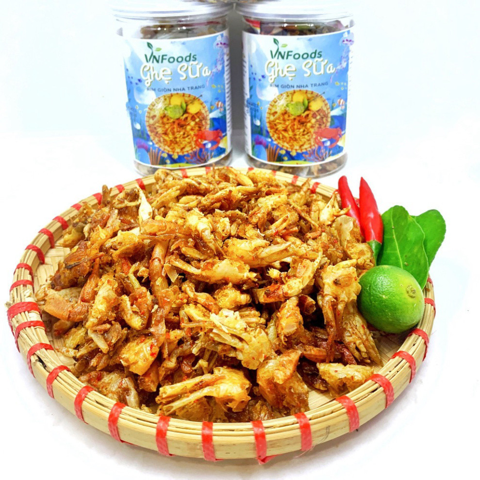 Ghẹ Sữa Rim Giòn Nha Trang 200Gr Đảm Bảo VSATTP VNFoods