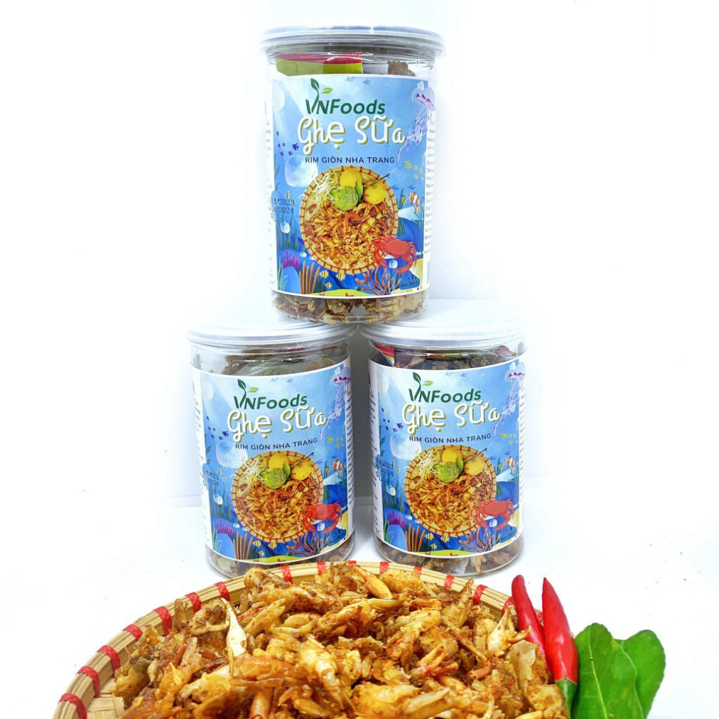 Ghẹ Sữa Rim Giòn Nha Trang 200Gr Đảm Bảo VSATTP VNFoods