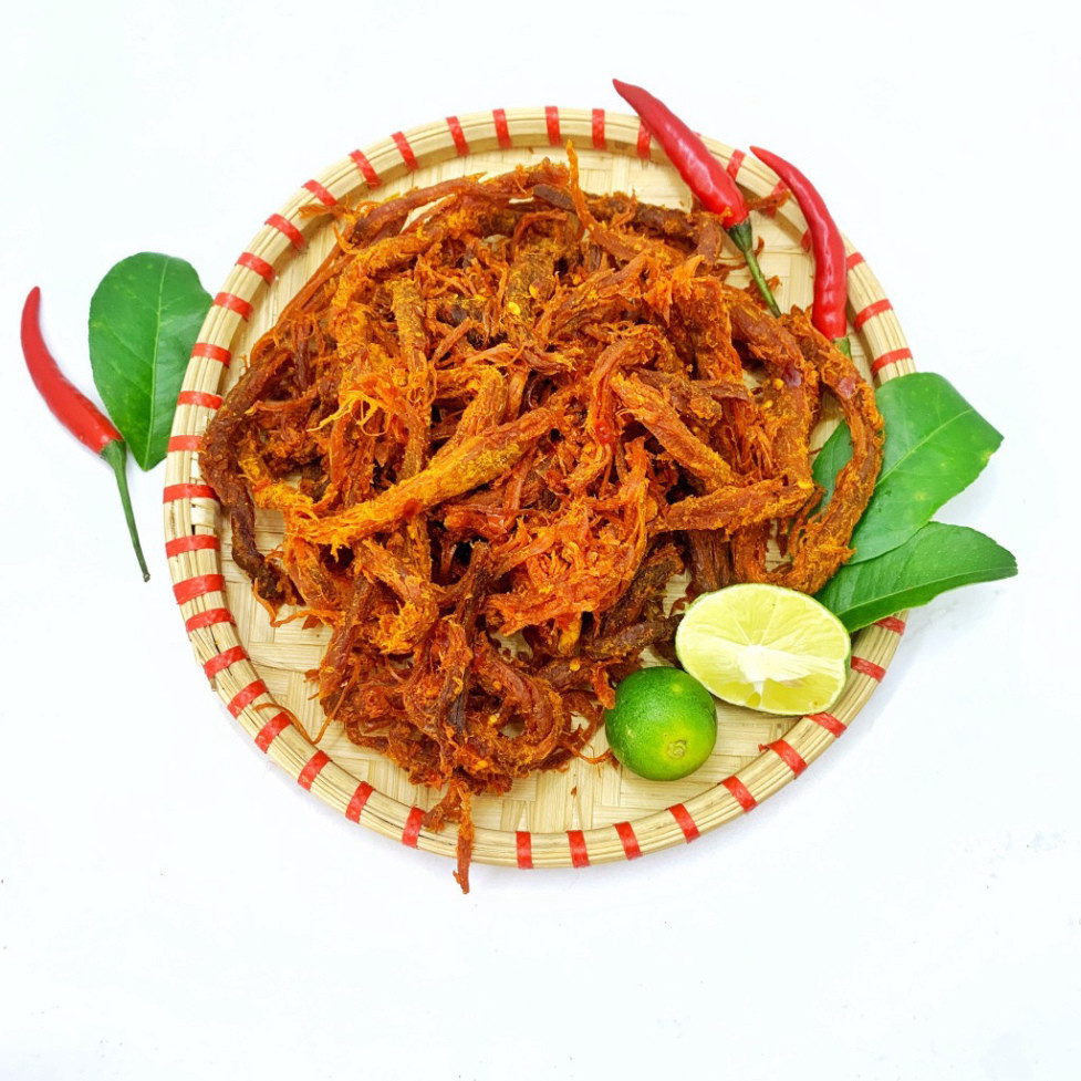 Khô Bò Miếng Xé Sợi Tây Nguyên 200Gr Đảm Bảo VSATTP VNFoods