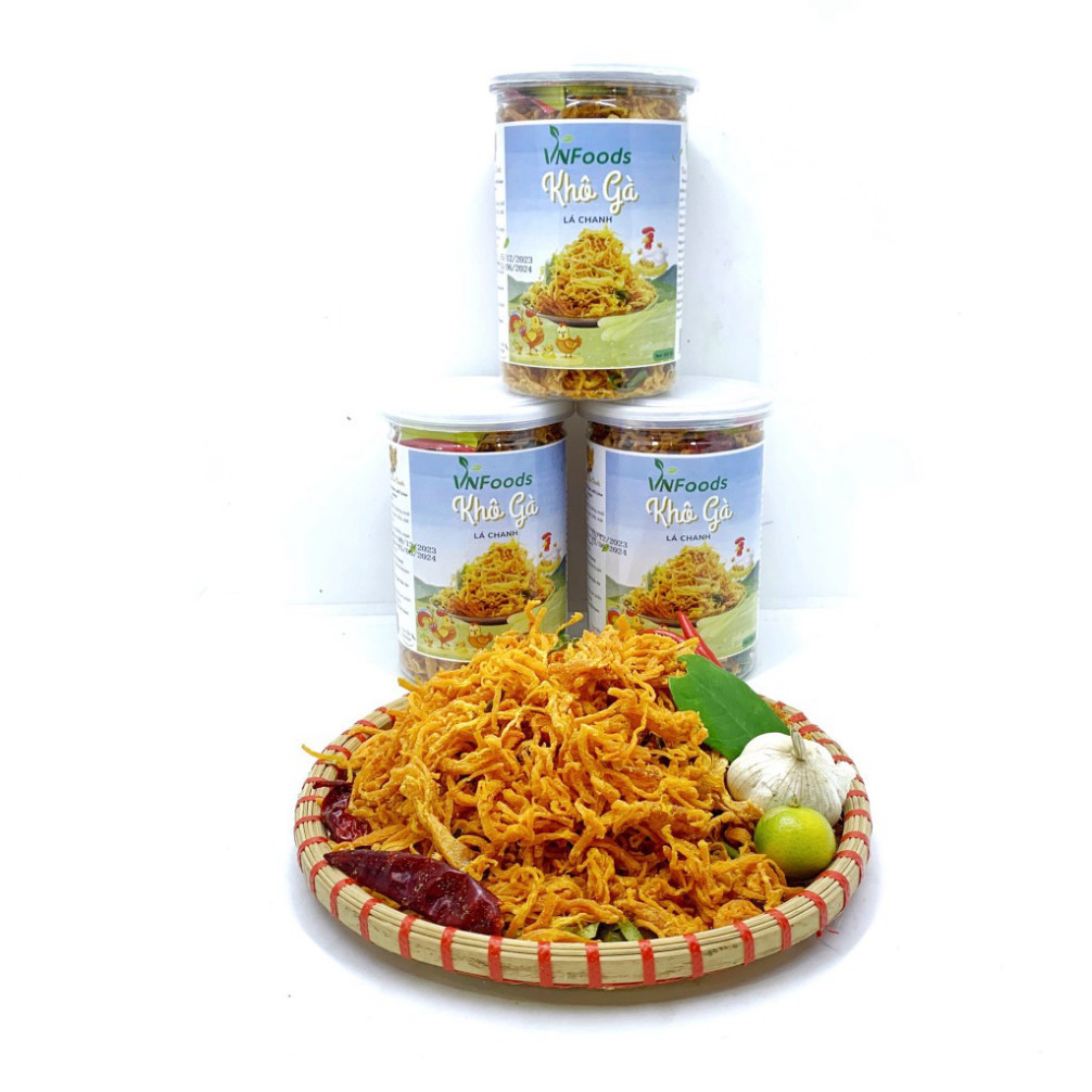 Khô Gà Lá Chanh 250Gr Đảm Bảo VSATTP VNFoods