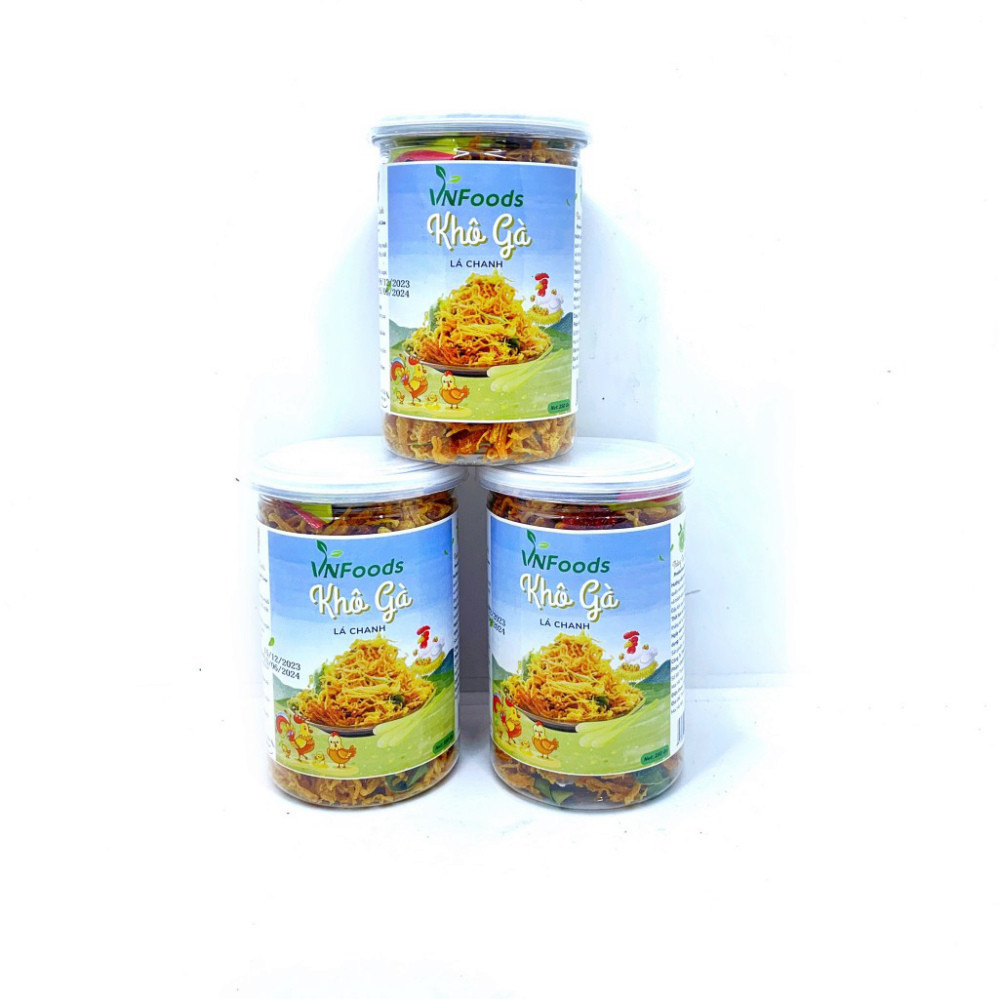 Khô Gà Lá Chanh 250Gr Đảm Bảo VSATTP VNFoods