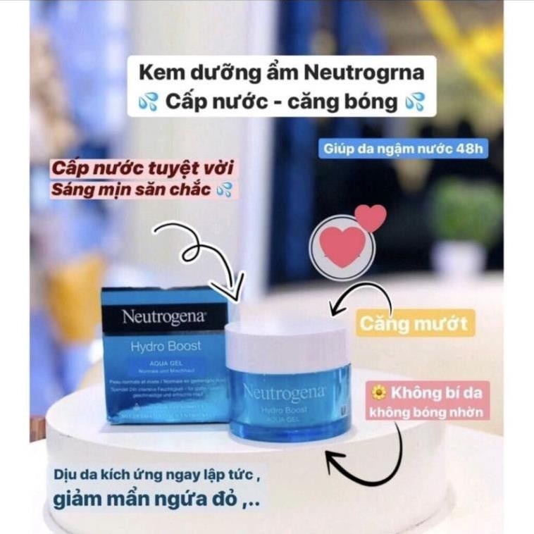 Kem dưỡng ẩm, cấp nước Neutrogena Hydro Boost Quater/Aqua gel 50g