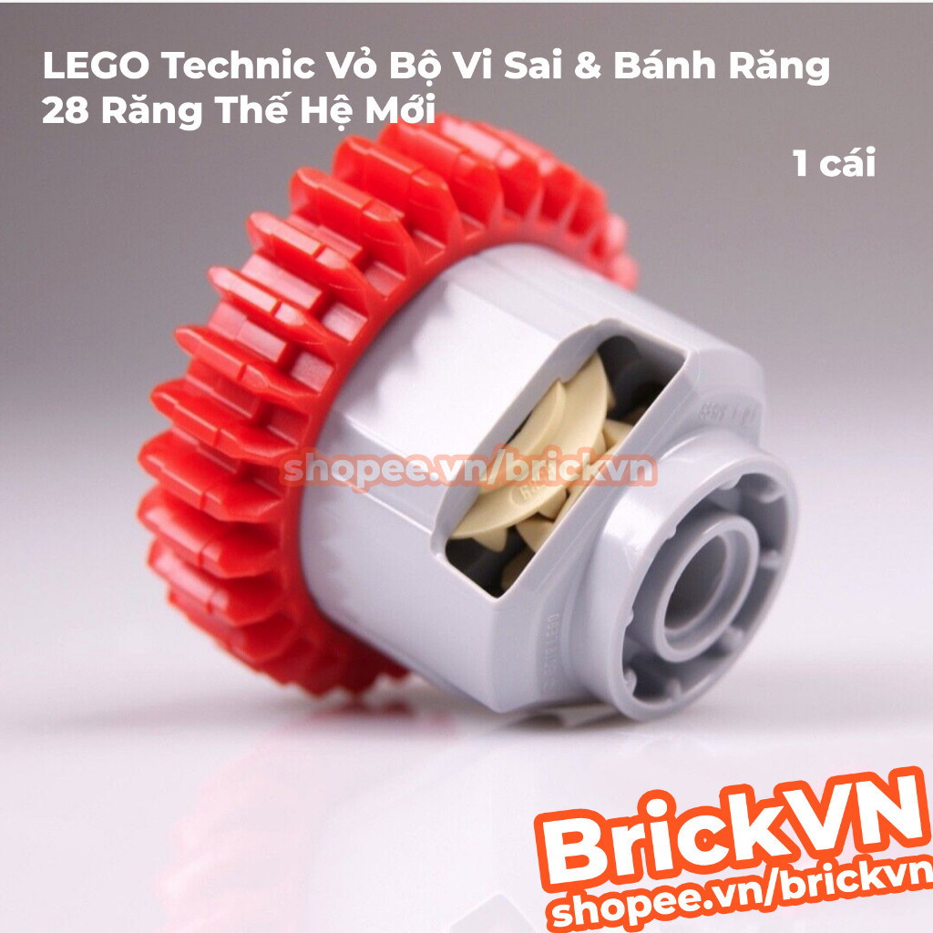 [1 Cái] LEGO Technic Hộp Số Vi Sai & Bánh Răng 28 Răng Thế Hệ Mới ...