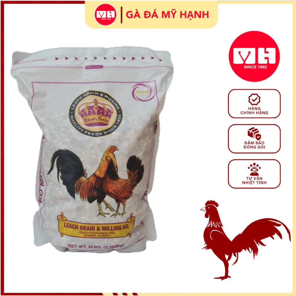 [Bao 22,268KG] Ngũ Cốc Dùng Cho Gà Đá Leach Grain & Milling Co Thức