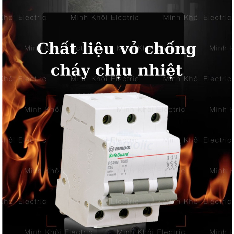 Aptomat Sino Vanlock, cầu dao Sino PS45N các loại, aptomat tép Vanlock,cầu dao tự động Sino Vanlock,attomat,át Vanlock C