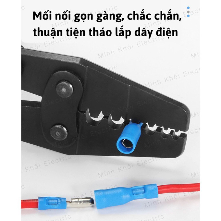 100 Cos Đầu Đạn,đầu cos nối dây điện, cốt đực cái, cosse hình đầu đạn, giắc cắm cách điện, bắp chuối duc cai, jack nối C