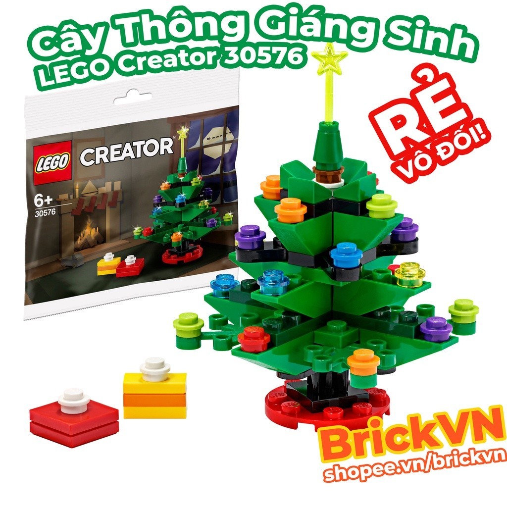 LEGO Cây Thông Noel Giáng Sinh - 30576 LEGO Christmas Tree [Túi Polybag ...