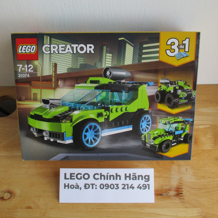 LEGO Creator 3in1 Rocket Rally Car 31074 Building Kit (241 Pieces ...