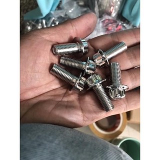 DIAMOND -  Ốc 10li23 inox 304 gắn pát heo trước xe Ya (Exciter,Sirius,Jupiter....)- Salaya & Thái V2