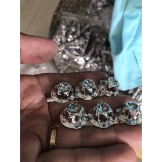 DIAMOND -  Ốc 10li23 inox 304 gắn pát heo trước xe Ya (Exciter,Sirius,Jupiter....)- Salaya & Thái V2