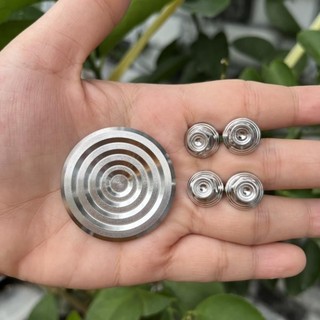 DIAMOND - Combo Nắp chụp cacte + 4 ốc Salaya xe Honda (inox 304) ( đậy hộp sên / che sên)