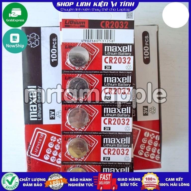 PIN CMOS CR2032 Maxcell loại tốt vỉ 5 viên | Shopee Việt Nam