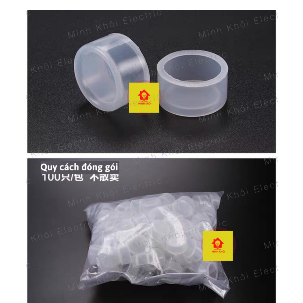 Chụp nút nhấn kín nước combo 10c, nắp chụp nút nhấn, màng chụp nút nhấn,chụp bảo vệ nhấn khẩn, núm chụp bảo vệ,nắp chụp