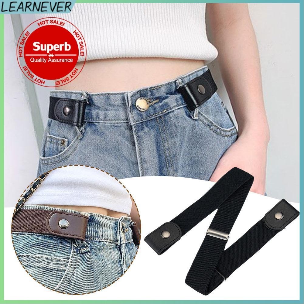 LEARNEVER Thắt Lưng Không Khóa Co Giãn Vô Hình Cho Tất Cả Các Loại Quần Q5K5